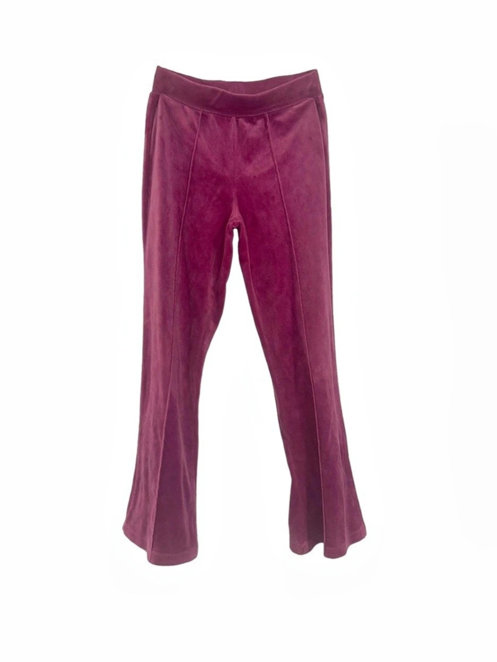 Ideology Velour Flare Pants in Purple Size Medium